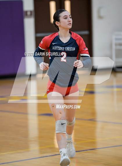 Thumbnail 2 in Scottsdale Christian Academy vs Odyssey Institute (AIA 3A Round 1 Playoff) photogallery.