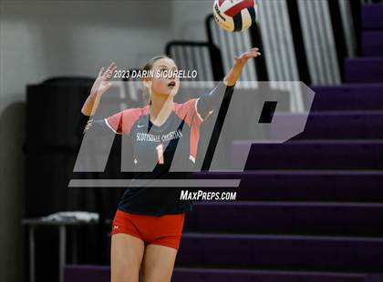 Thumbnail 3 in Scottsdale Christian Academy vs Odyssey Institute (AIA 3A Round 1 Playoff) photogallery.