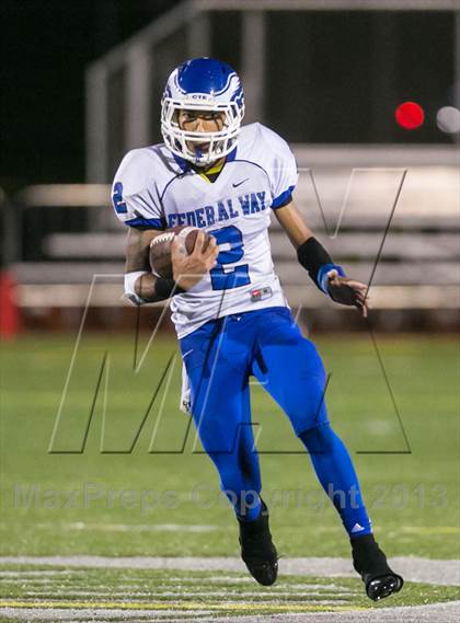 Thumbnail 2 in Federal Way vs Skyline (WIAA 4A State Playoff) photogallery.