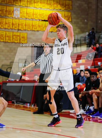 Thumbnail 2 in Notre Dame (SO) vs. St. Joseph Notre Dame (Torrey Pines Holiday Classic) photogallery.