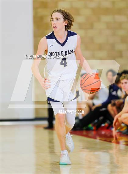 Thumbnail 1 in Notre Dame (SO) vs. St. Joseph Notre Dame (Torrey Pines Holiday Classic) photogallery.