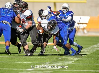 Thumbnail 1 in Rockwall-Heath vs. Tyler (UIL 5A Division 1 Region 2 Semifinal) photogallery.