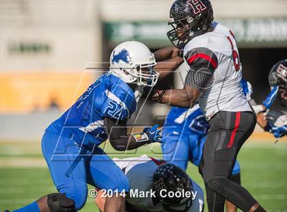 Thumbnail 1 in Rockwall-Heath vs. Tyler (UIL 5A Division 1 Region 2 Semifinal) photogallery.