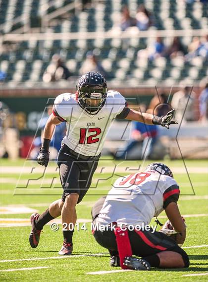 Thumbnail 3 in Rockwall-Heath vs. Tyler (UIL 5A Division 1 Region 2 Semifinal) photogallery.
