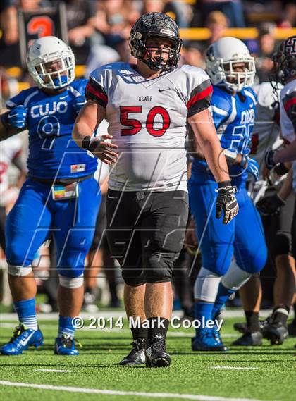 Thumbnail 1 in Rockwall-Heath vs. Tyler (UIL 5A Division 1 Region 2 Semifinal) photogallery.