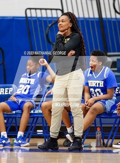 Thumbnail 1 in Omaha North vs. Bellevue East (Metro Tournament) photogallery.