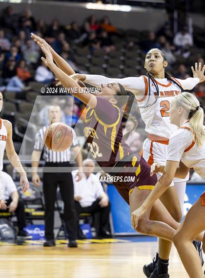 Thumbnail 1 in Cooper vs Ryle (2024 9th Region Girls Basketball Tournament) photogallery.