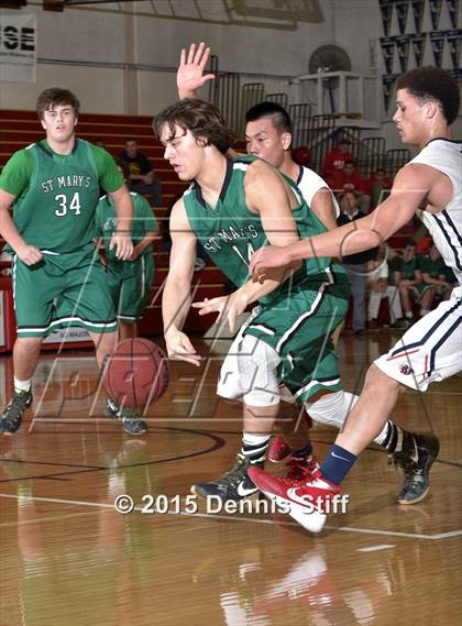 Thumbnail 1 in Modesto Christian vs. St. Mary's (Father Barry Christmas Classic) photogallery.