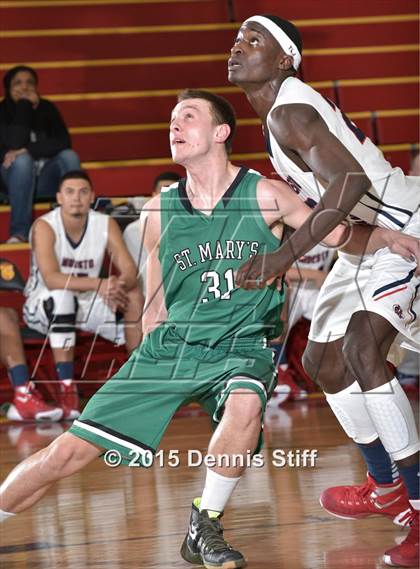 Thumbnail 2 in Modesto Christian vs. St. Mary's (Father Barry Christmas Classic) photogallery.