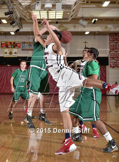 Thumbnail 3 in Modesto Christian vs. St. Mary's (Father Barry Christmas Classic) photogallery.