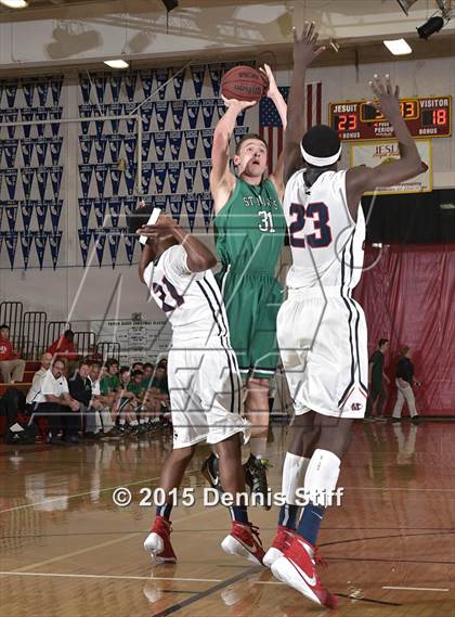 Thumbnail 1 in Modesto Christian vs. St. Mary's (Father Barry Christmas Classic) photogallery.