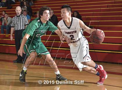 Thumbnail 1 in Modesto Christian vs. St. Mary's (Father Barry Christmas Classic) photogallery.