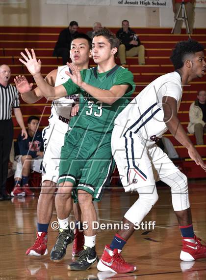 Thumbnail 3 in Modesto Christian vs. St. Mary's (Father Barry Christmas Classic) photogallery.