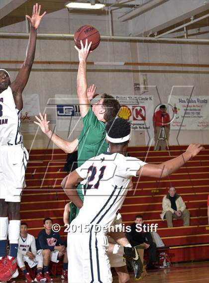 Thumbnail 2 in Modesto Christian vs. St. Mary's (Father Barry Christmas Classic) photogallery.