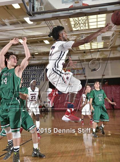 Thumbnail 2 in Modesto Christian vs. St. Mary's (Father Barry Christmas Classic) photogallery.