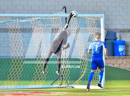 Thumbnail 3 in Navasota vs. San Elizario (UIL 4A Soccer Semifinal) photogallery.