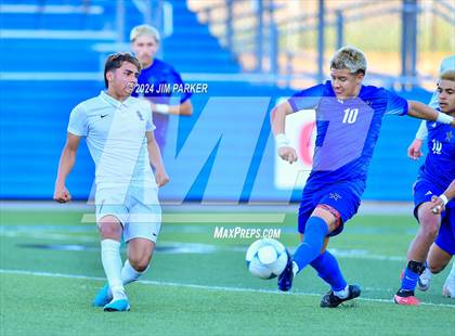 Thumbnail 3 in Navasota vs. San Elizario (UIL 4A Soccer Semifinal) photogallery.