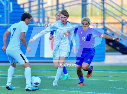 Thumbnail 1 in Navasota vs. San Elizario (UIL 4A Soccer Semifinal) photogallery.
