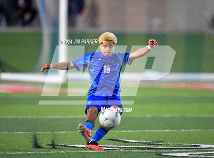 Thumbnail 1 in Navasota vs. San Elizario (UIL 4A Soccer Semifinal) photogallery.