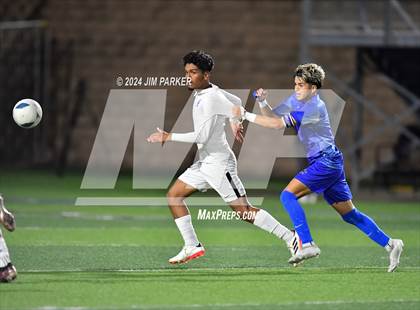 Thumbnail 2 in Navasota vs. San Elizario (UIL 4A Soccer Semifinal) photogallery.