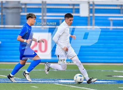 Thumbnail 1 in Navasota vs. San Elizario (UIL 4A Soccer Semifinal) photogallery.