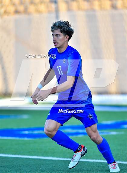 Thumbnail 1 in Navasota vs. San Elizario (UIL 4A Soccer Semifinal) photogallery.