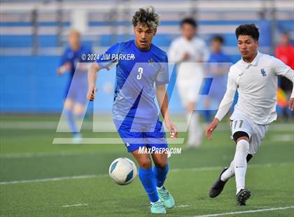 Thumbnail 3 in Navasota vs. San Elizario (UIL 4A Soccer Semifinal) photogallery.