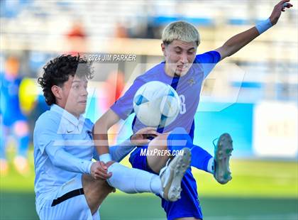 Thumbnail 1 in Navasota vs. San Elizario (UIL 4A Soccer Semifinal) photogallery.