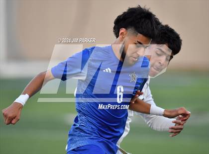 Thumbnail 1 in Navasota vs. San Elizario (UIL 4A Soccer Semifinal) photogallery.