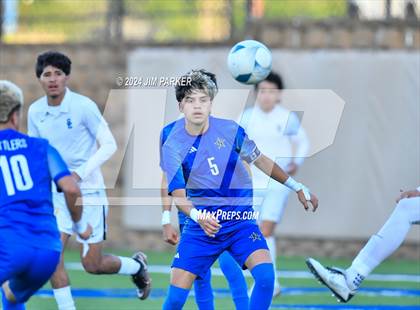 Thumbnail 1 in Navasota vs. San Elizario (UIL 4A Soccer Semifinal) photogallery.