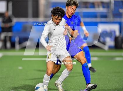 Thumbnail 3 in Navasota vs. San Elizario (UIL 4A Soccer Semifinal) photogallery.