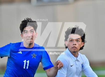 Thumbnail 3 in Navasota vs. San Elizario (UIL 4A Soccer Semifinal) photogallery.
