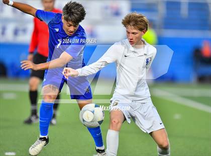 Thumbnail 3 in Navasota vs. San Elizario (UIL 4A Soccer Semifinal) photogallery.