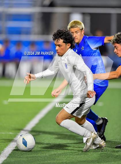 Thumbnail 2 in Navasota vs. San Elizario (UIL 4A Soccer Semifinal) photogallery.