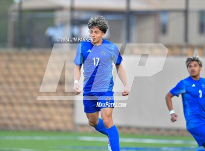 Thumbnail 2 in Navasota vs. San Elizario (UIL 4A Soccer Semifinal) photogallery.