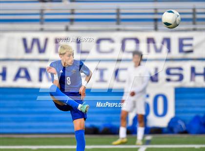 Thumbnail 1 in Navasota vs. San Elizario (UIL 4A Soccer Semifinal) photogallery.