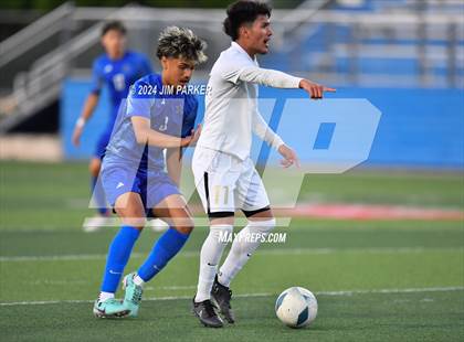 Thumbnail 1 in Navasota vs. San Elizario (UIL 4A Soccer Semifinal) photogallery.