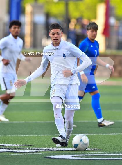 Thumbnail 1 in Navasota vs. San Elizario (UIL 4A Soccer Semifinal) photogallery.