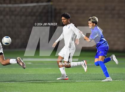 Thumbnail 3 in Navasota vs. San Elizario (UIL 4A Soccer Semifinal) photogallery.
