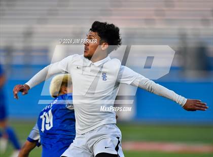 Thumbnail 2 in Navasota vs. San Elizario (UIL 4A Soccer Semifinal) photogallery.