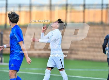 Thumbnail 1 in Navasota vs. San Elizario (UIL 4A Soccer Semifinal) photogallery.