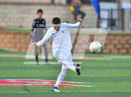 Thumbnail 1 in Navasota vs. San Elizario (UIL 4A Soccer Semifinal) photogallery.