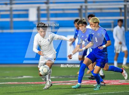 Thumbnail 1 in Navasota vs. San Elizario (UIL 4A Soccer Semifinal) photogallery.