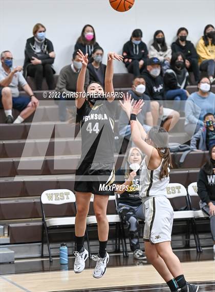 Thumbnail 3 in Peninsula @ West CIF SS Division 3 Round 1 photogallery.