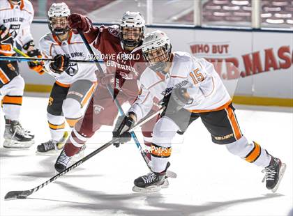 Thumbnail 2 in Governor's Academy vs. Kimball Union Academy (Scrimmage - Frozen Fenway) photogallery.