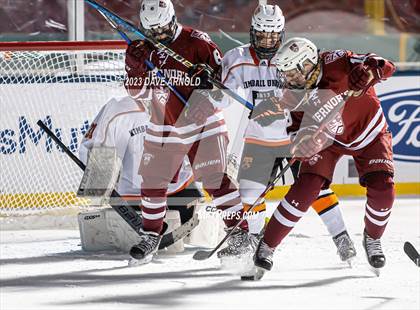 Thumbnail 1 in Governor's Academy vs. Kimball Union Academy (Scrimmage - Frozen Fenway) photogallery.