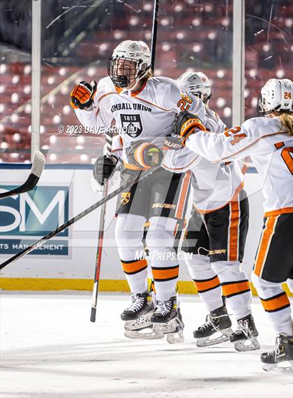Thumbnail 3 in Governor's Academy vs. Kimball Union Academy (Scrimmage - Frozen Fenway) photogallery.