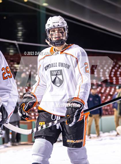 Thumbnail 3 in Governor's Academy vs. Kimball Union Academy (Scrimmage - Frozen Fenway) photogallery.