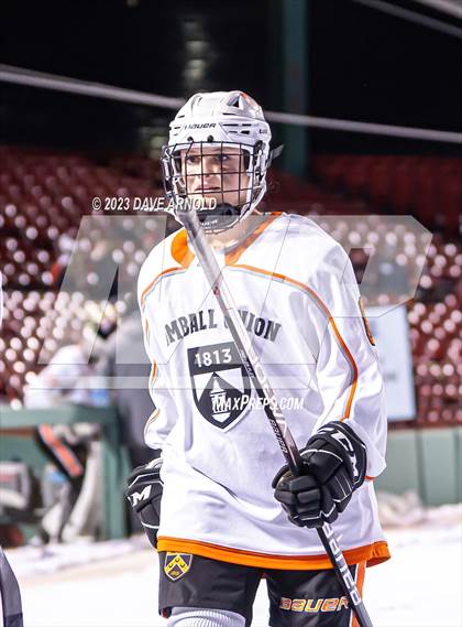 Thumbnail 1 in Governor's Academy vs. Kimball Union Academy (Scrimmage - Frozen Fenway) photogallery.