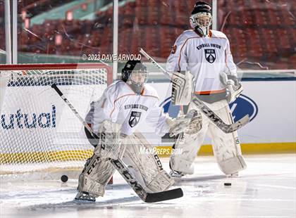 Thumbnail 2 in Governor's Academy vs. Kimball Union Academy (Scrimmage - Frozen Fenway) photogallery.